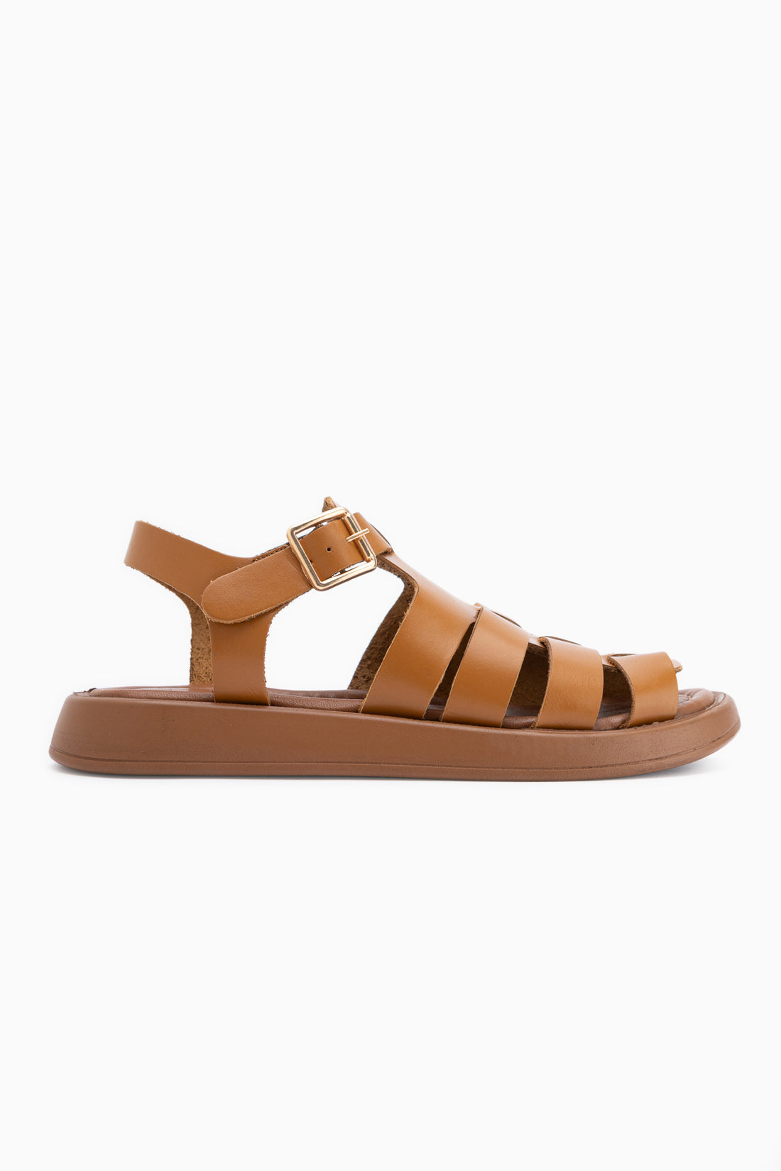 Avery Genuine Leather Tan Antique Women’s Sandal