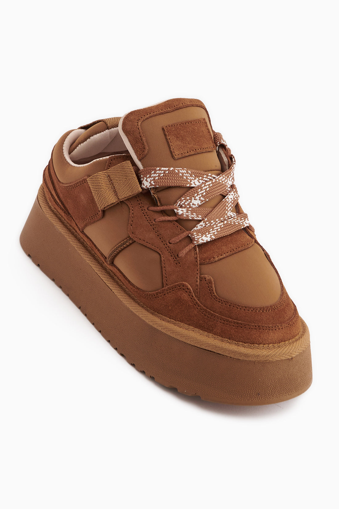 Rita Tan Suede Thick Sole Casual Women’s Sneakers