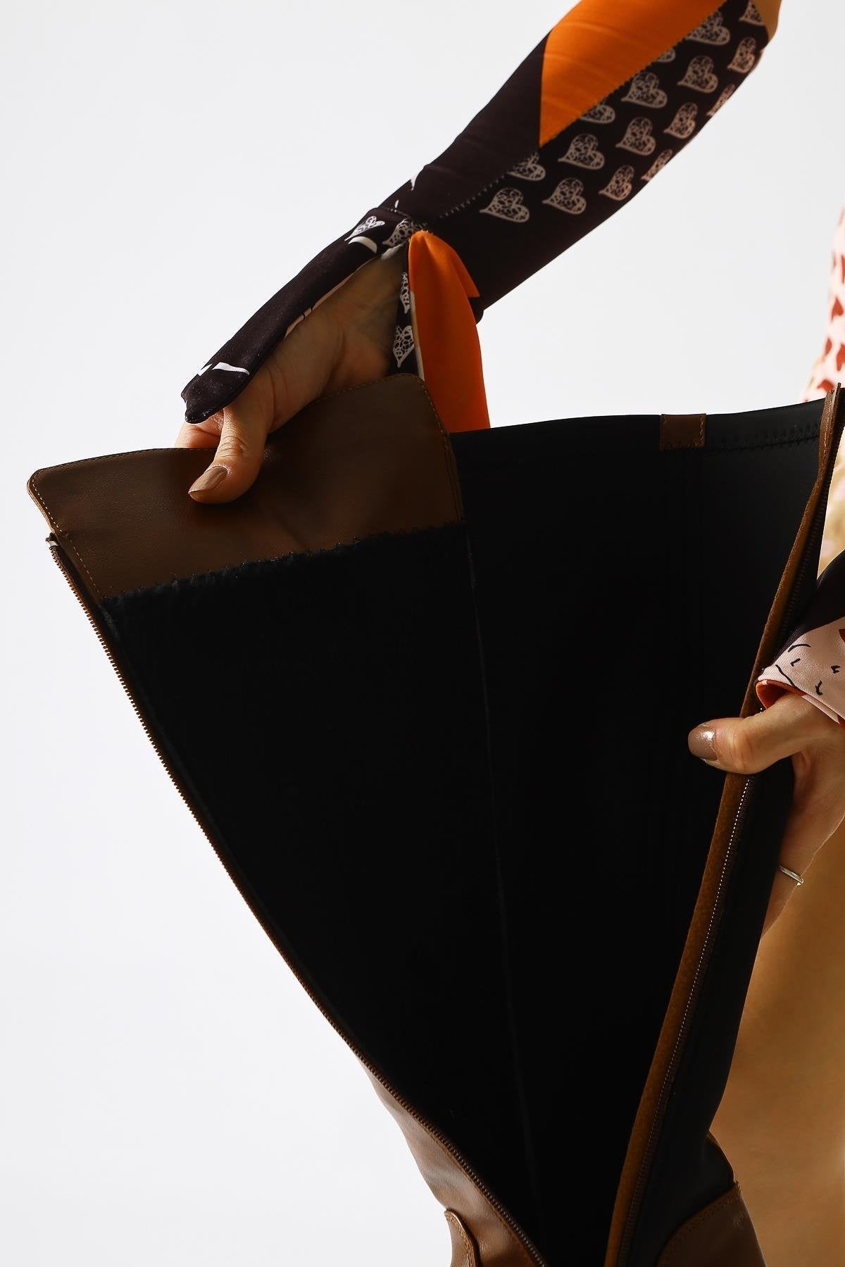 Latoya Taba Stretch-Detailed Boots