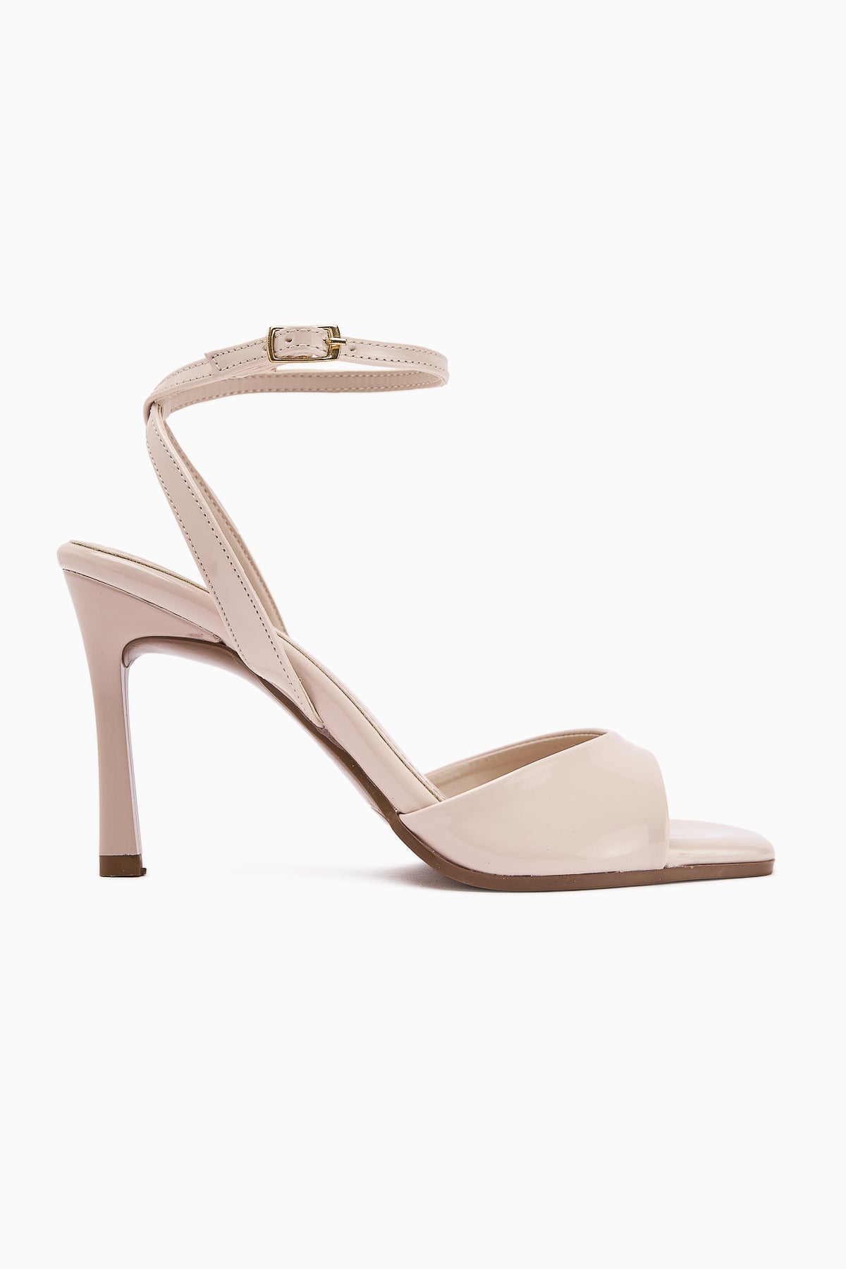 Nova Ten Patent Buckled Thin Heeled Women’s Shoes