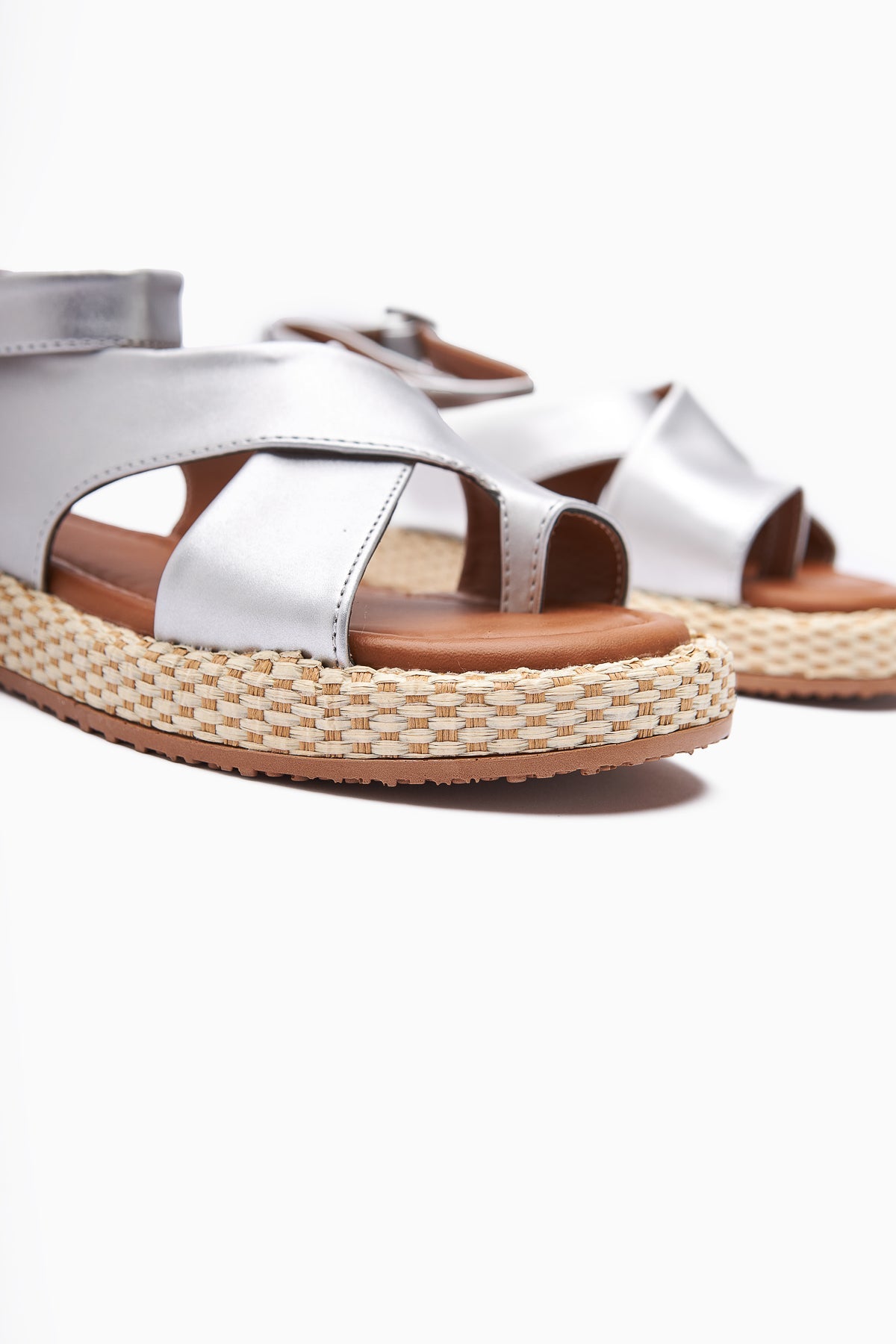 Kani Silver Thong Women's Sandals
