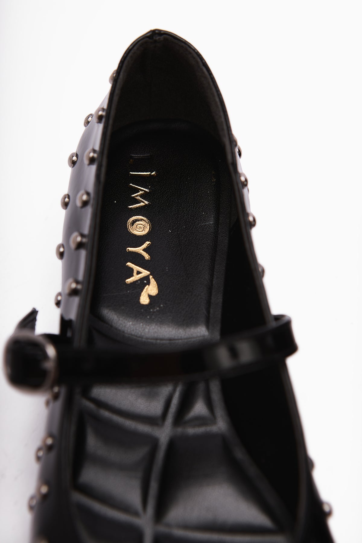 Ninna Black Patent Pointed Toe Women's Ballet Flat