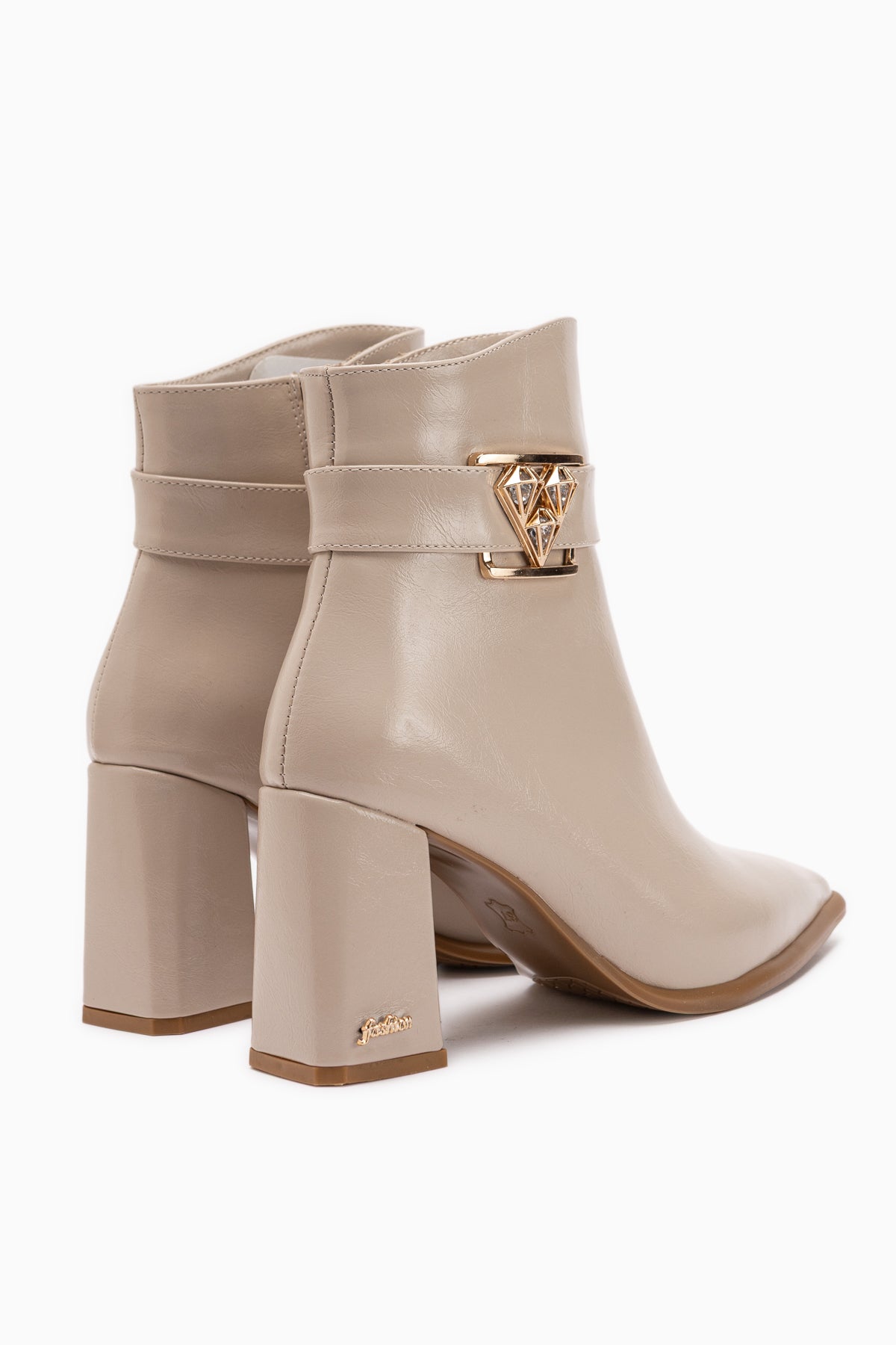 Mariam Beige Removable Cuff Women’s Boots