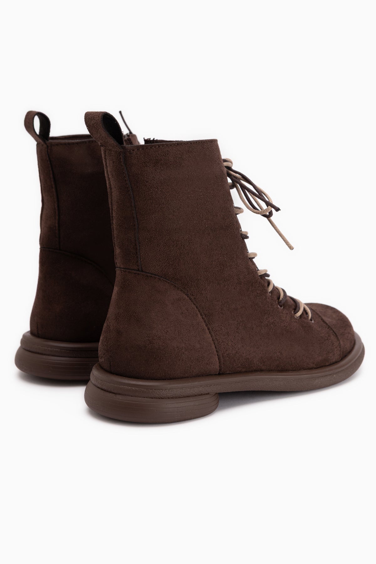 Florine Brown Suede Double Laced Women’s Boots