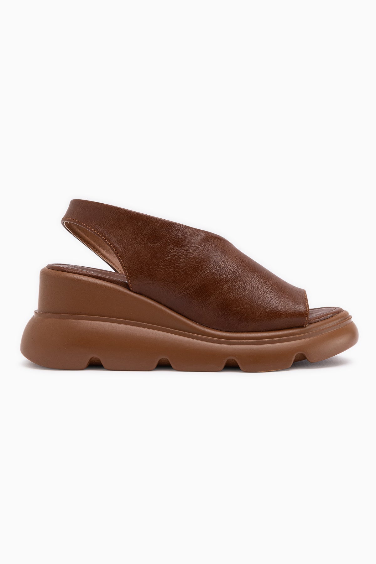 Lima Tan Thick Sole Open Toe Women’s Sandal