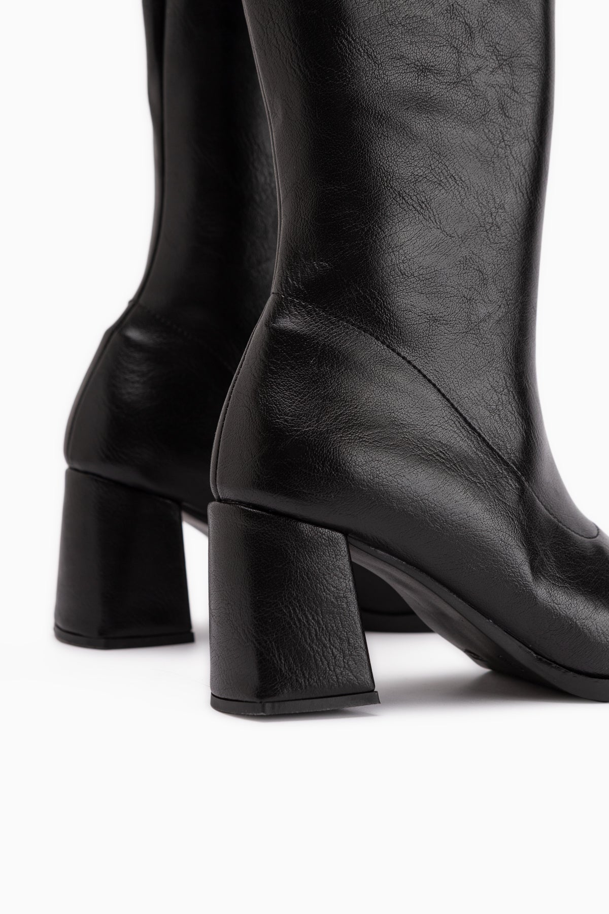 Evie Black Square Toe Women’s Stretch Boots
