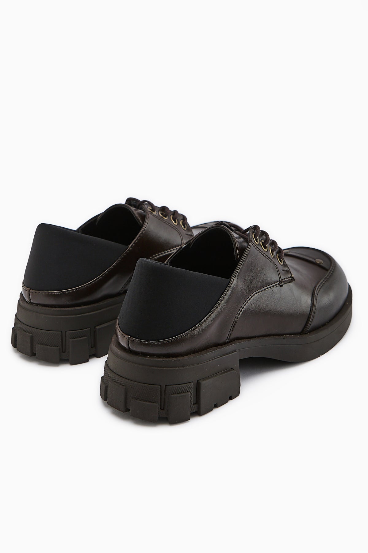 Lilas Brown Lace-Up Loafer Women's Shoe