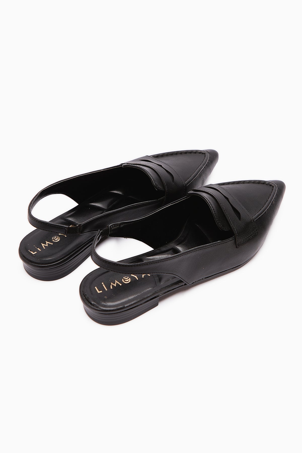 Busra Black Pointed Toe Women's Sandal