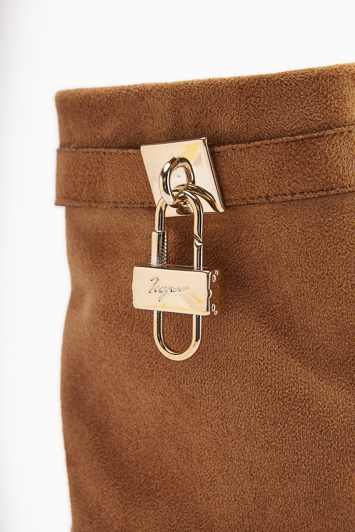 Nisha Taba Suede Chunky Heeled Women's Boot with Tassel