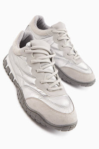 Leen Women's Grey Parachute Fabric Sneakers