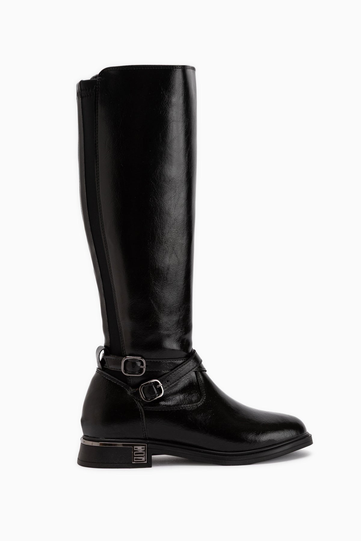 Janell Black Belt Detailed Women’s Boots