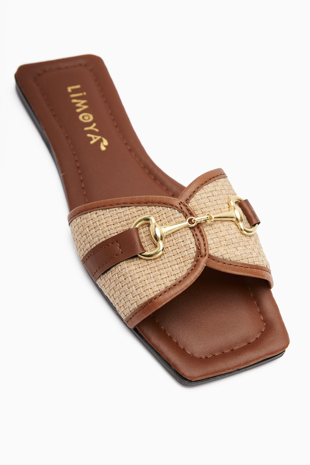 Elanor Taba Women's Flat Slippers with Buckle