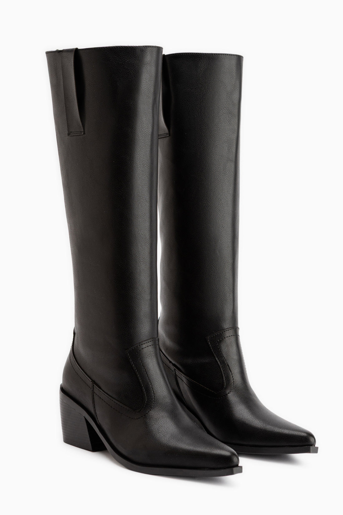 Margie Black Pointed Toe Heeled Women’s Boots