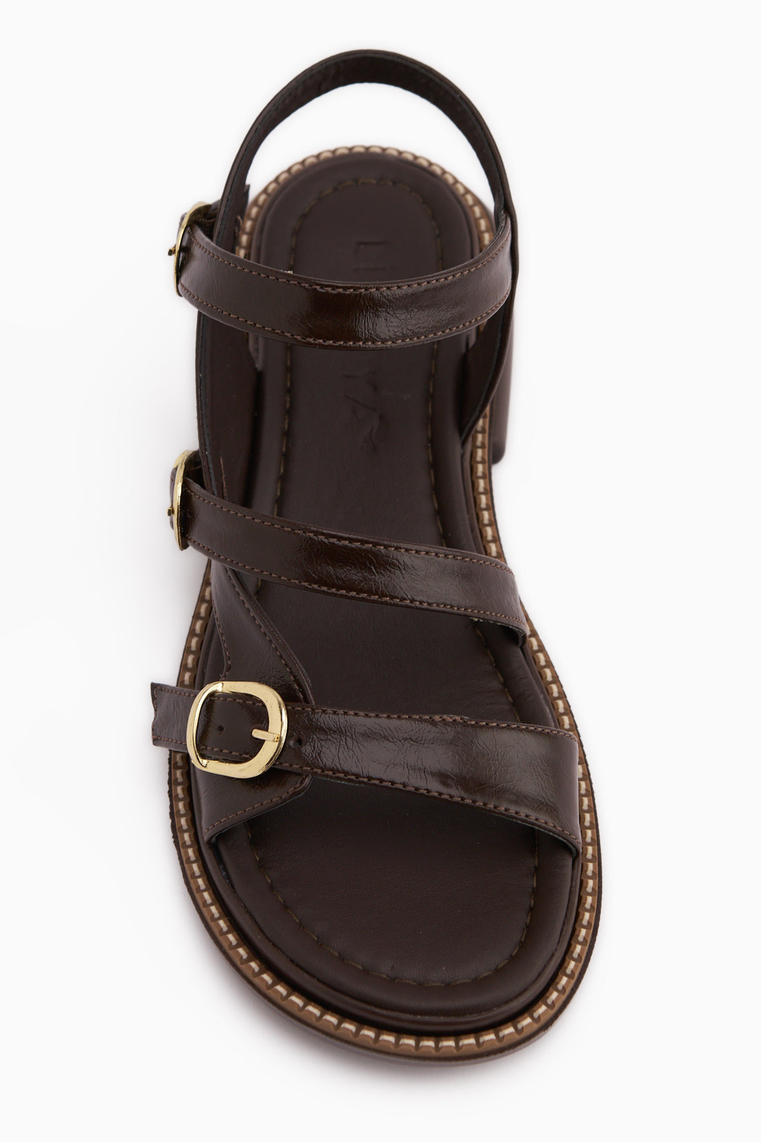 Myra Brown Double Strap Women’s Sandal