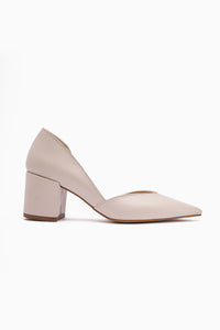 Albena Genuine Leather Open Toe Detailed Women’s Heeled Shoes