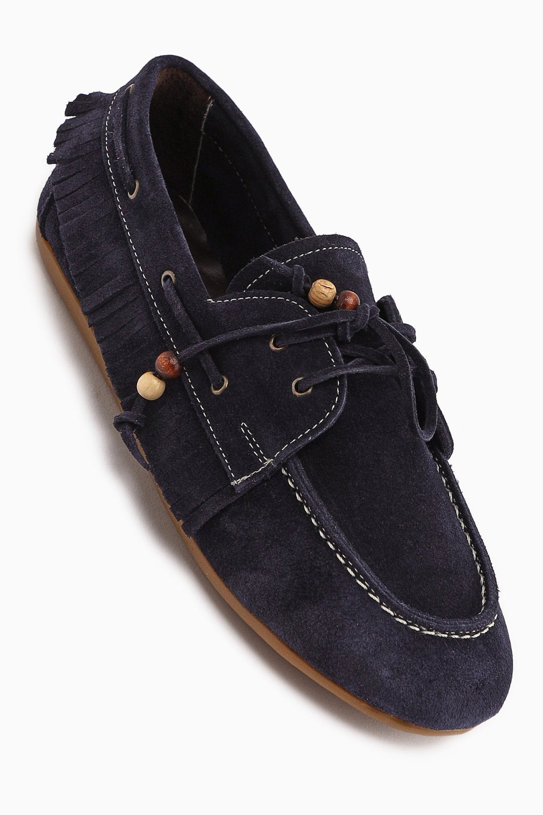 Rania – Genuine Leather Navy Loafer (Women)