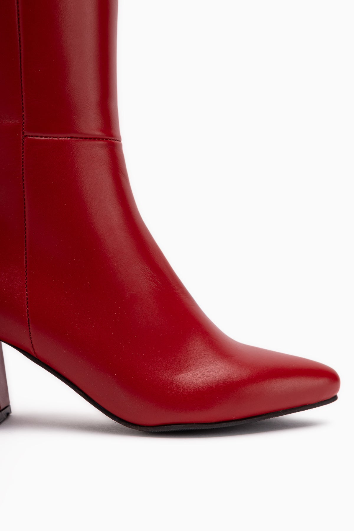 Velma Genuine Leather Red Heeled Women’s Boots