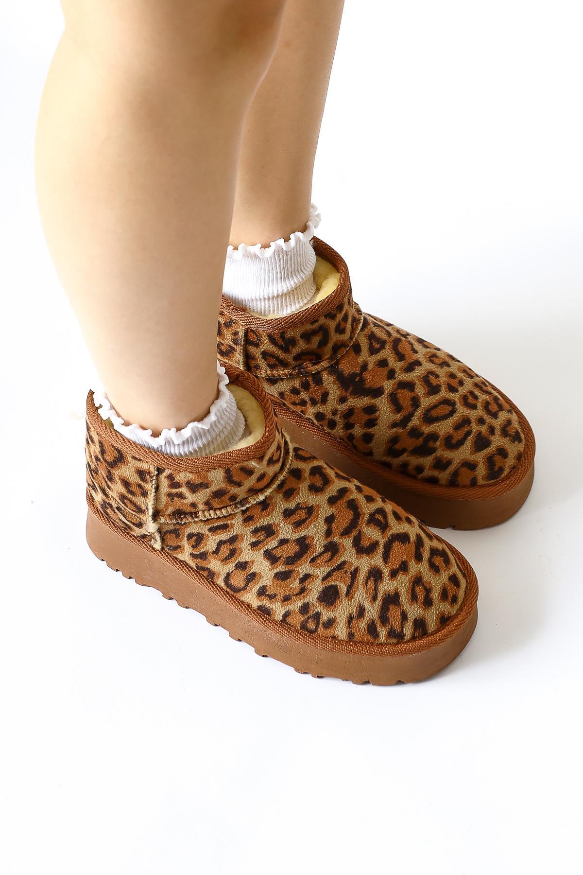 Lilly-Anne – Brown Suede Fur-Lined Short Boot (Women)