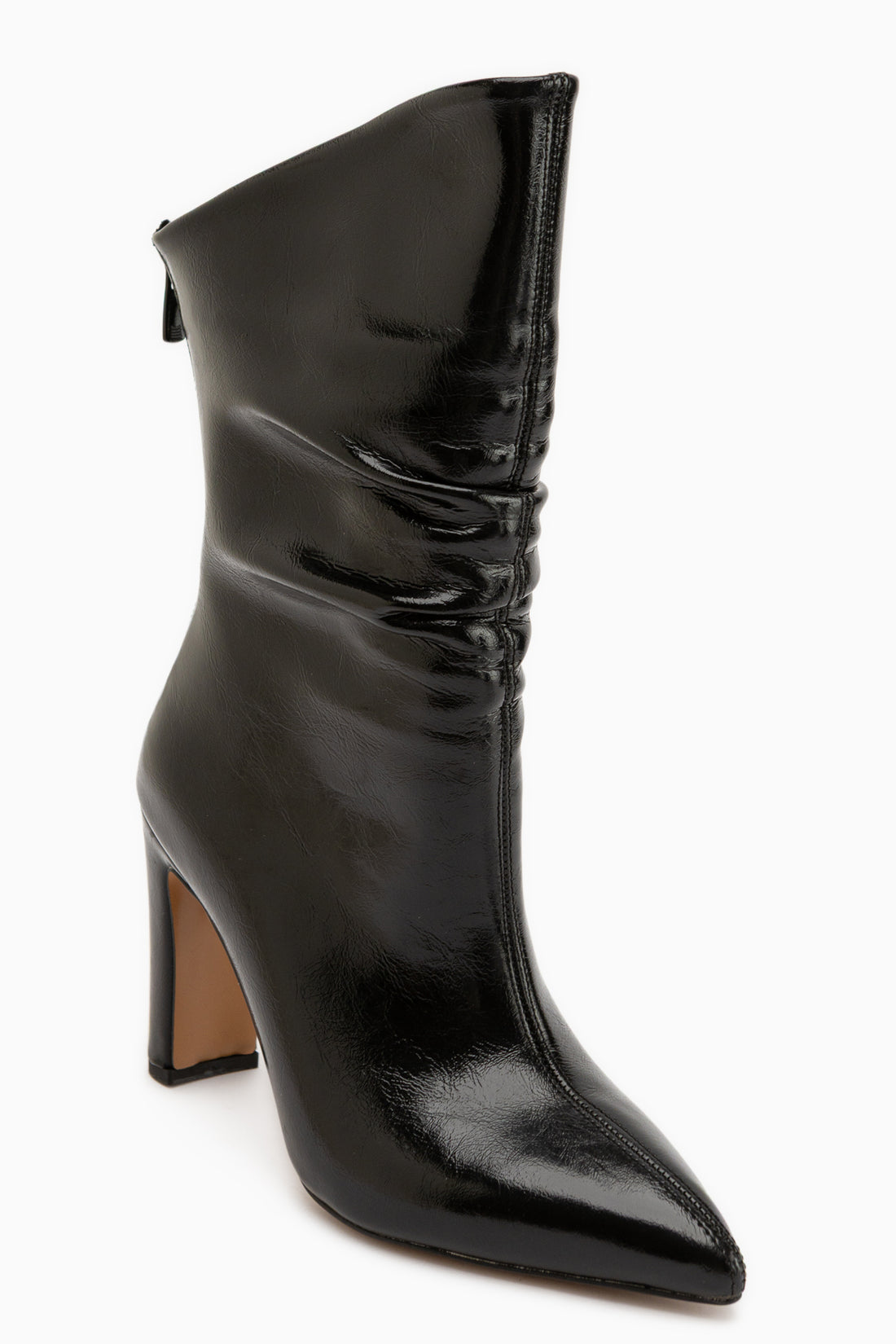 Lindy Black Zippered Long Design Women’s Boots