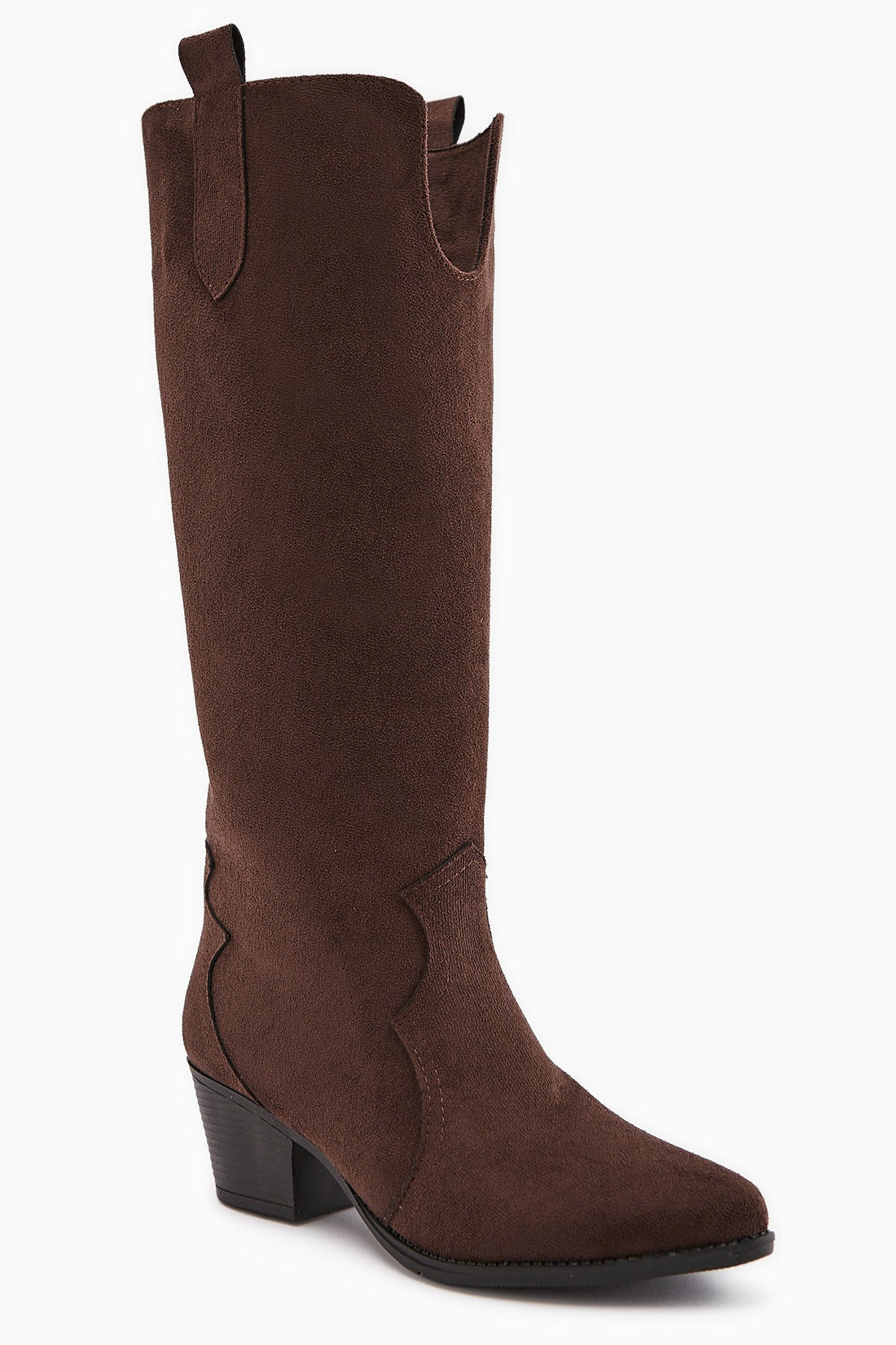 Frida Brown Suede Western Women's Boot
