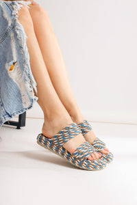 Nemie Blue Rope Sandals