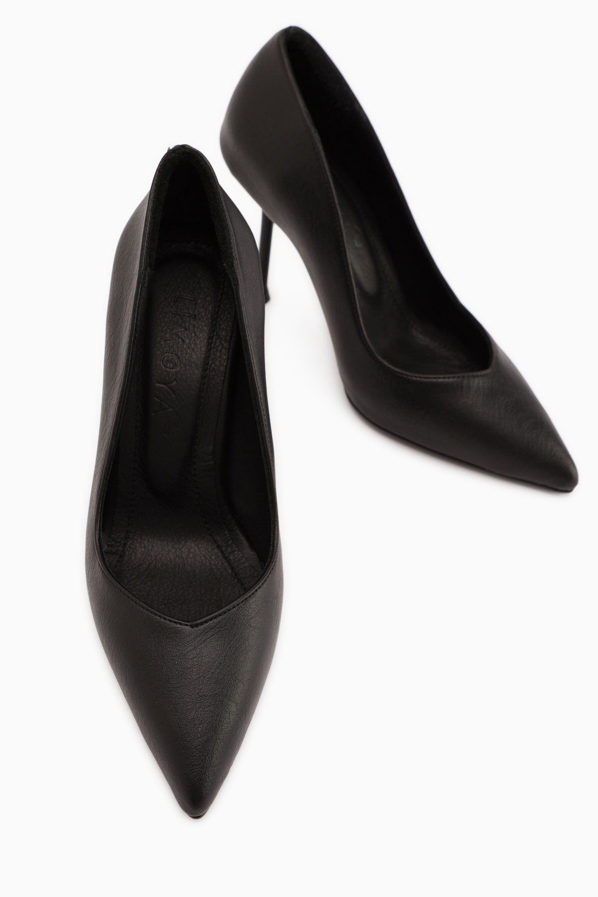 Arya – Genuine Leather Black Stiletto Heeled Shoe (Women)