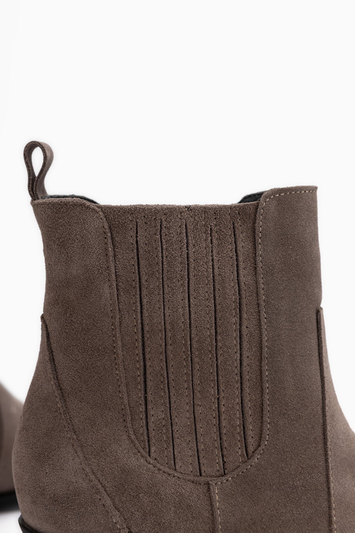 Freya Genuine Leather Mink Suede Embroidered Detailed Women’s Boots