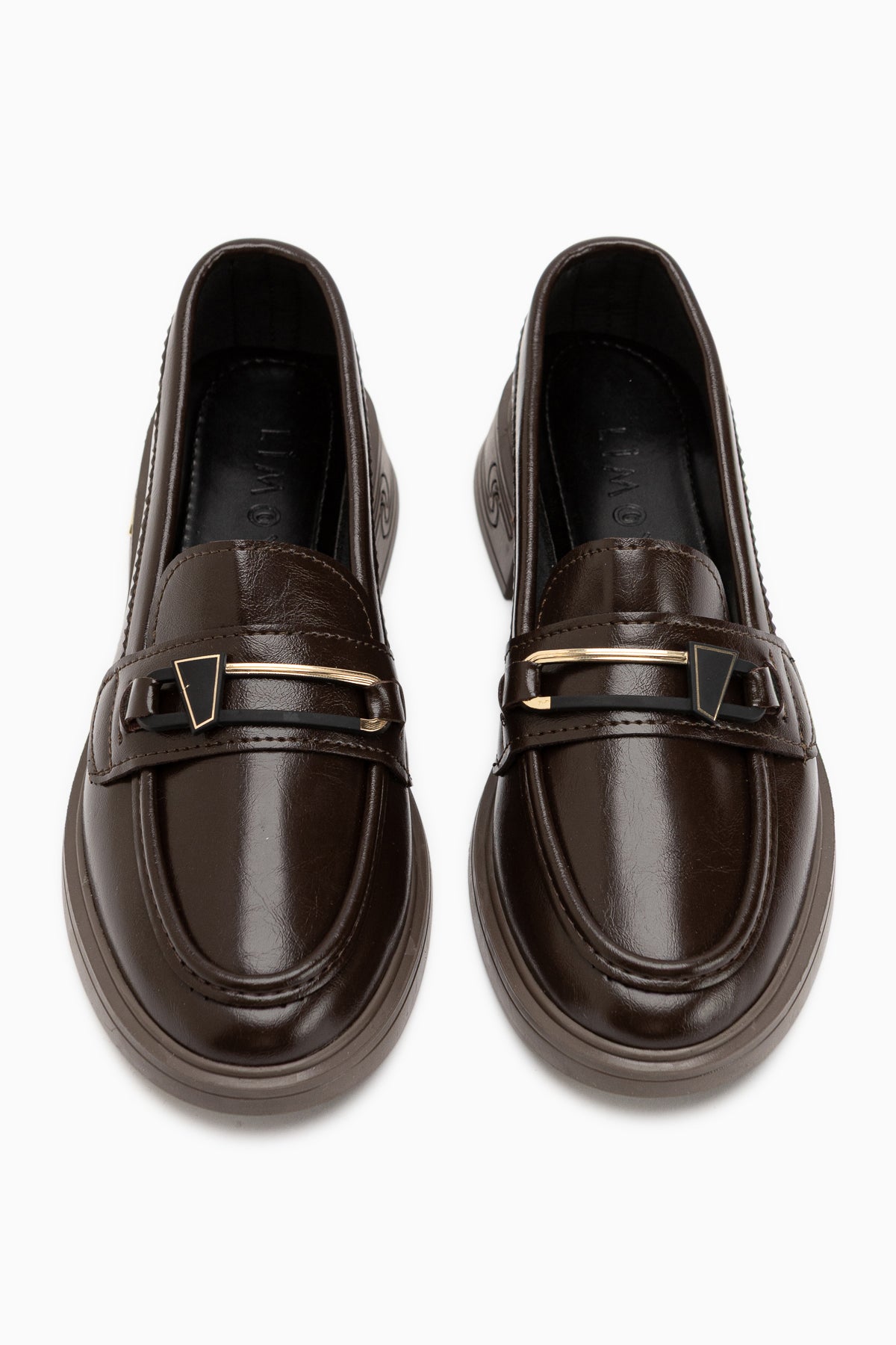 Emilia Brown Buckled Women’s Loafer Daily Shoes