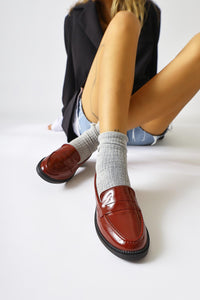 Amelina Burgundy Patent Everyday Shoes