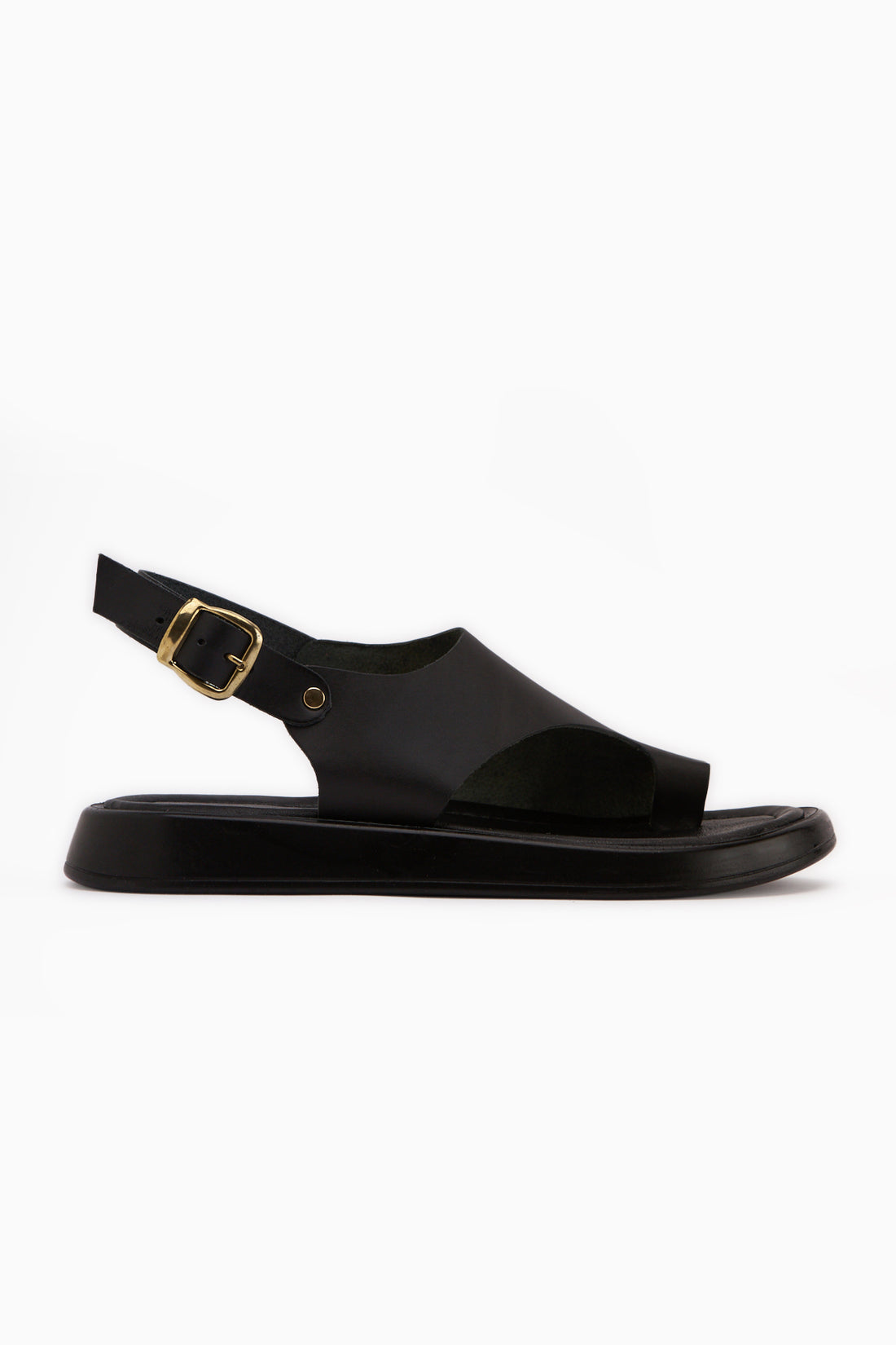 Alis Genuine Leather Black Thong Women’s Sandal