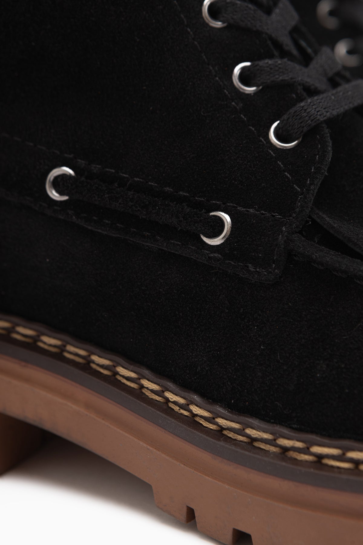 Minna Genuine Leather Black Suede Lace-Up Women’s Boots