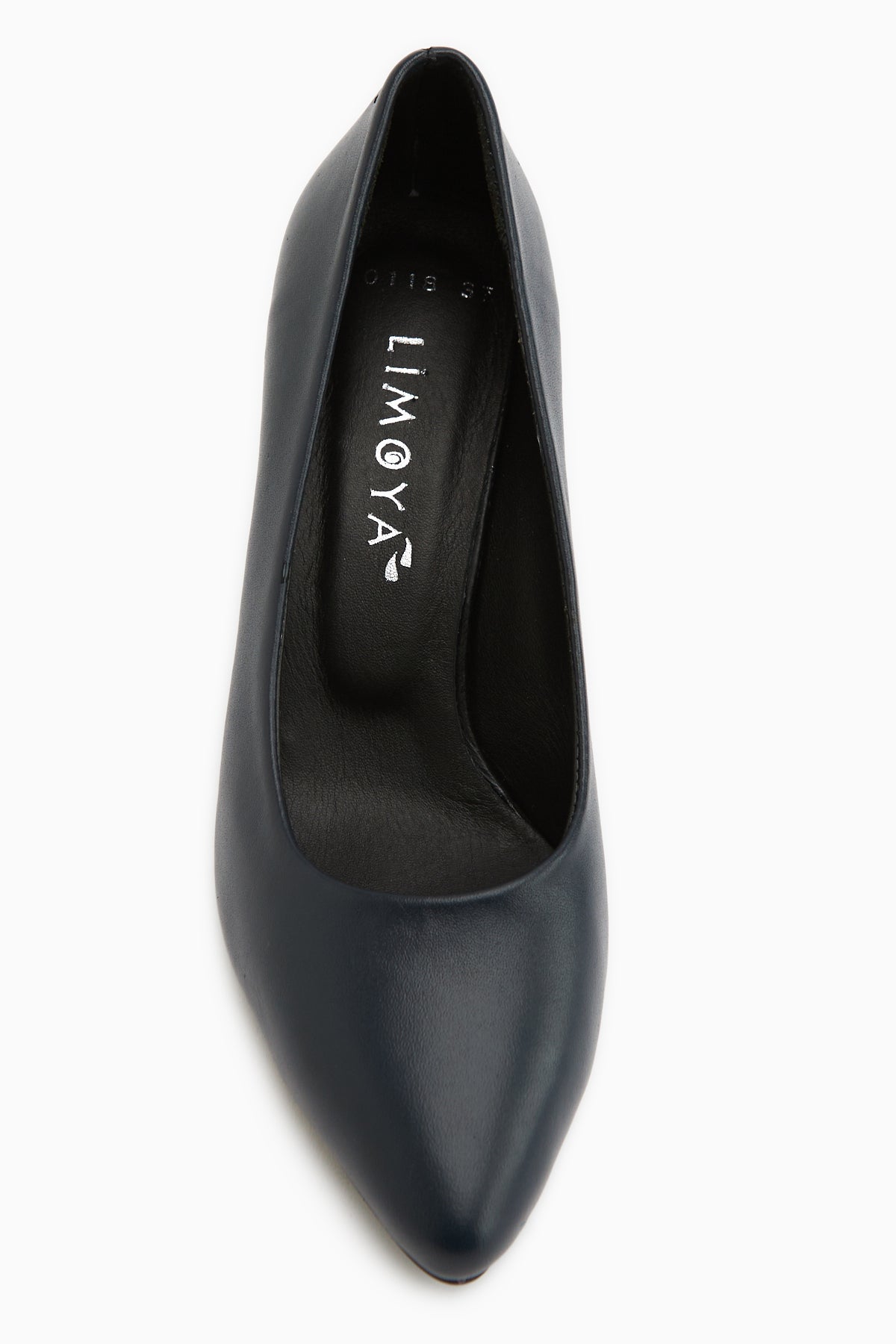 Genuine Leather Kiara Navy Women’s Heeled Shoes Stiletto
