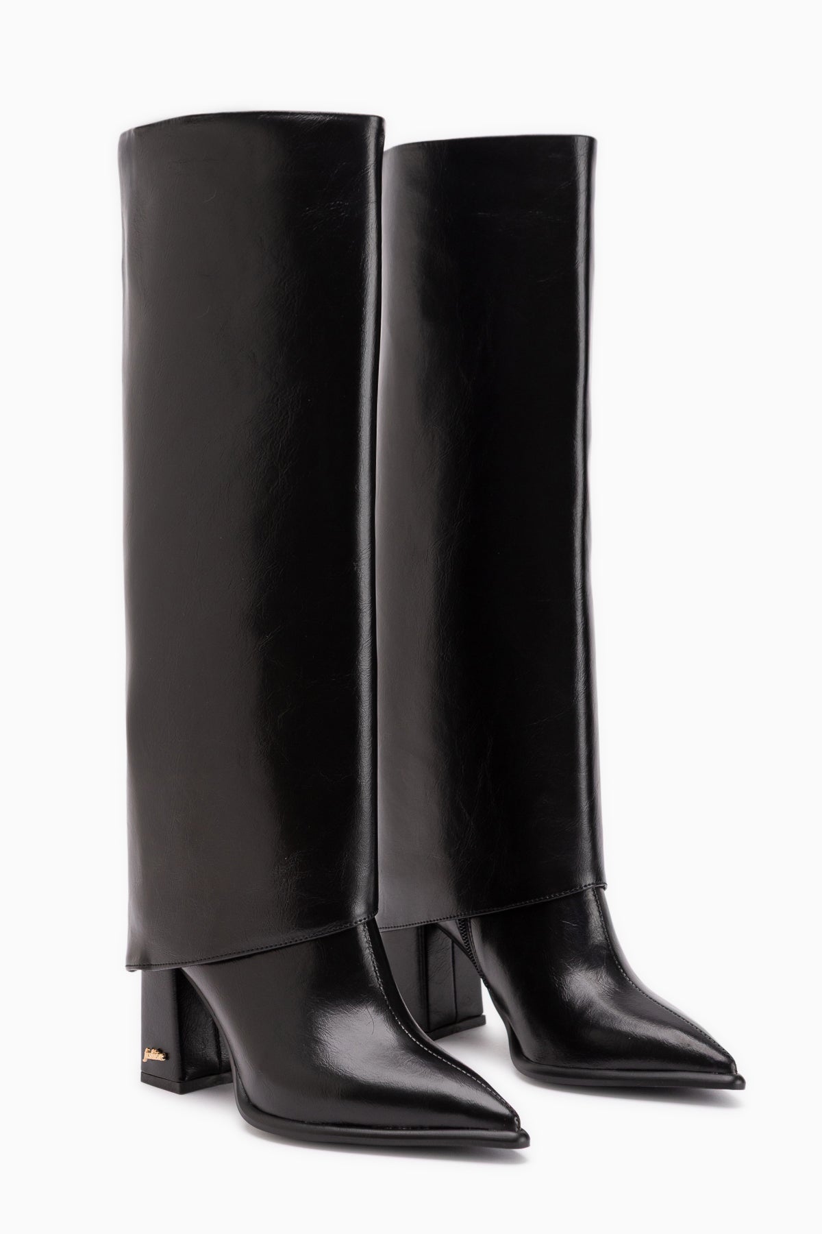 Mariam Black Removable Cuff Women’s Boots