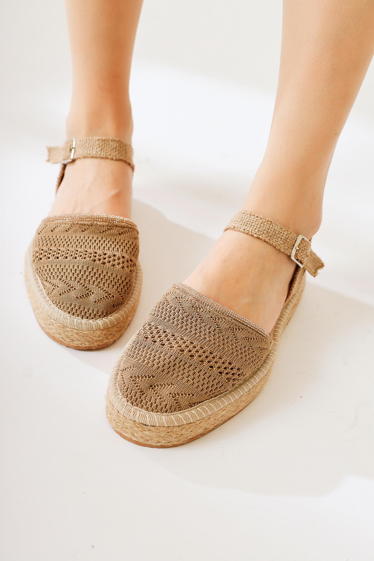 Lorna – Taupe Casual Espadrille (Women)