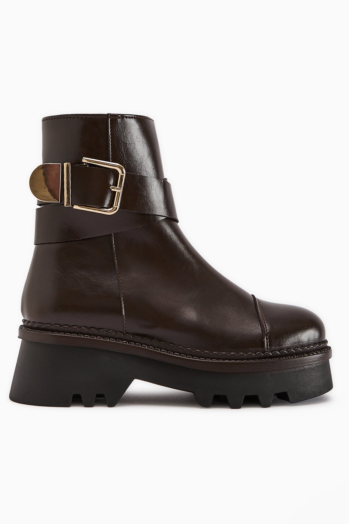 Cristin – Brown High-Platform Boot (Women)