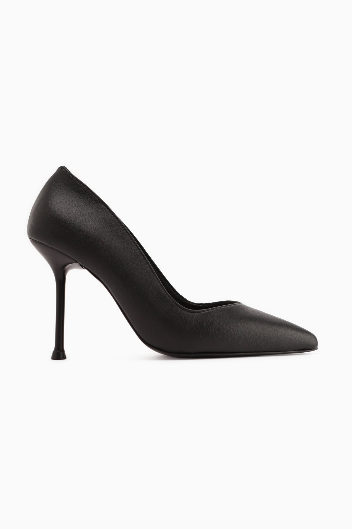 Arya – Genuine Leather Black Stiletto Heeled Shoe (Women)