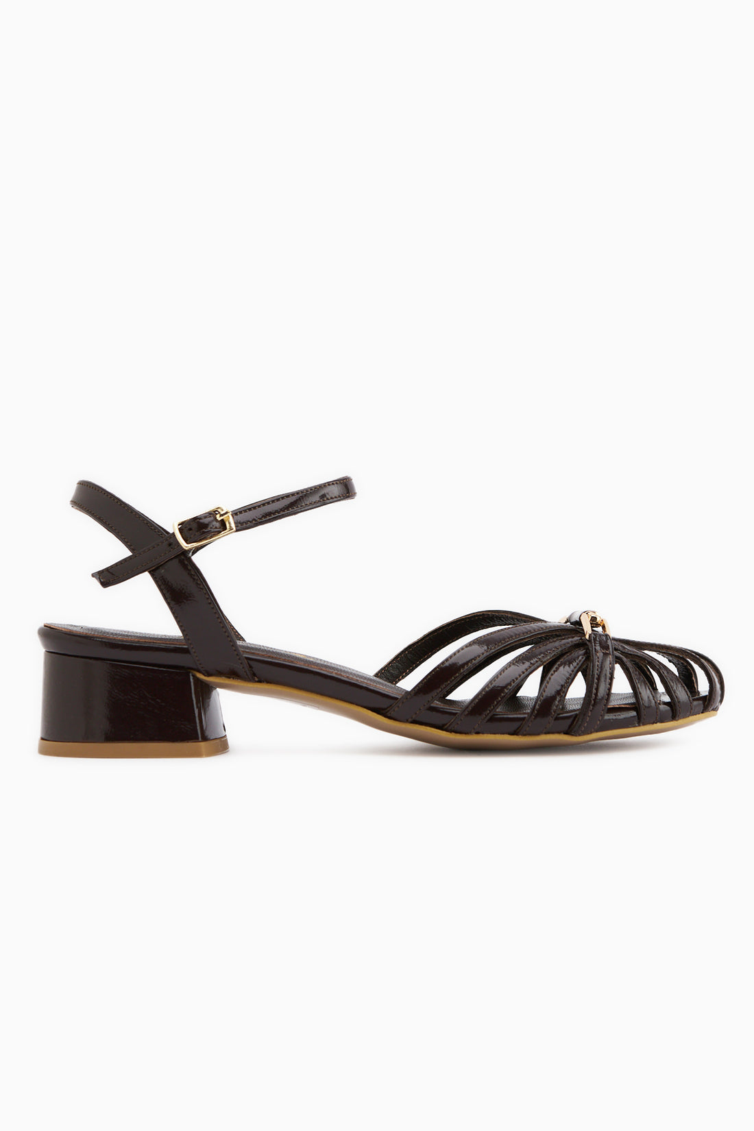 Serry Genuine Leather Brown Buckled Women’s Sandal