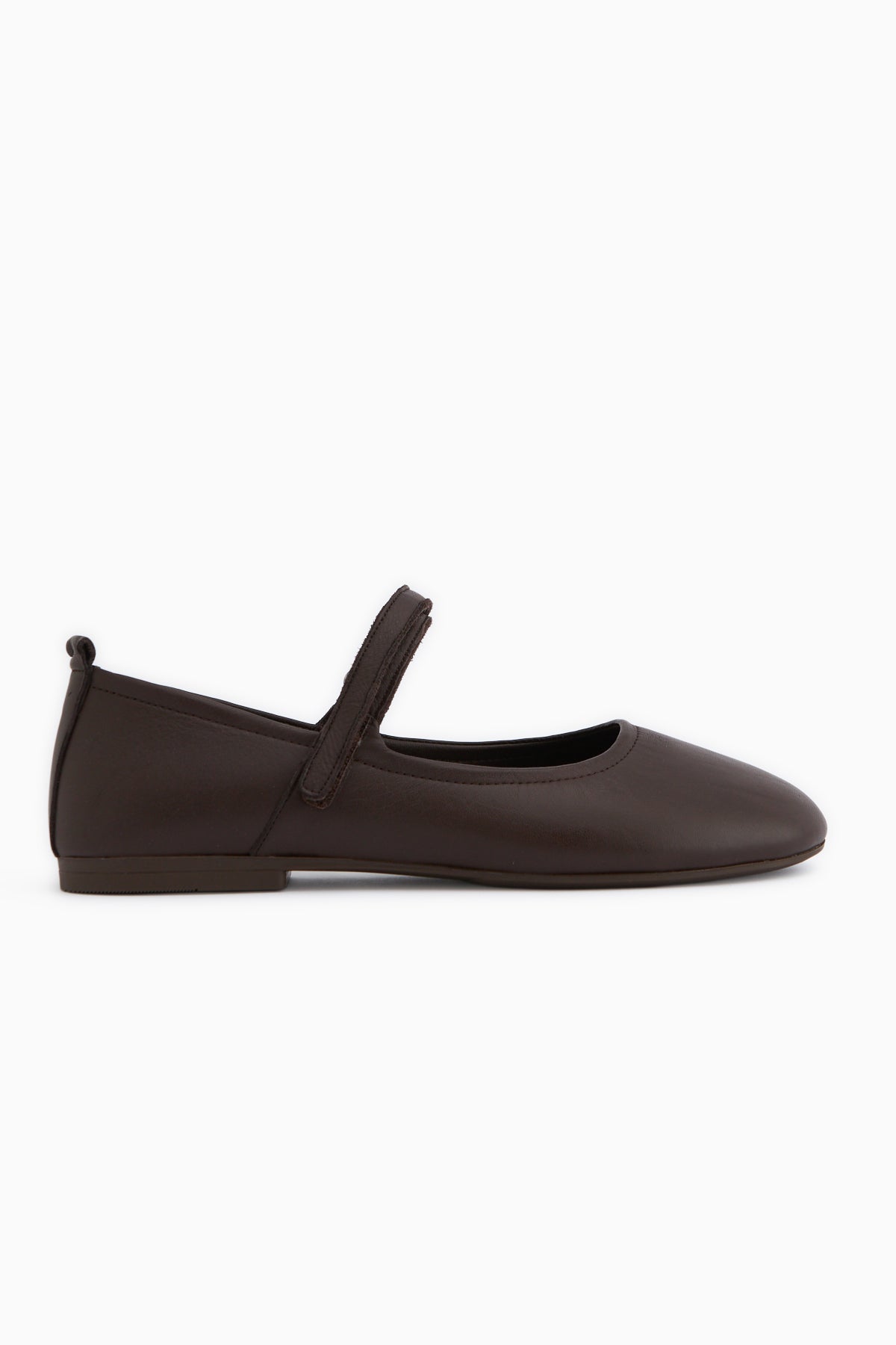 Sally Genuine Leather Brown Strap Women’s Ballet Flats