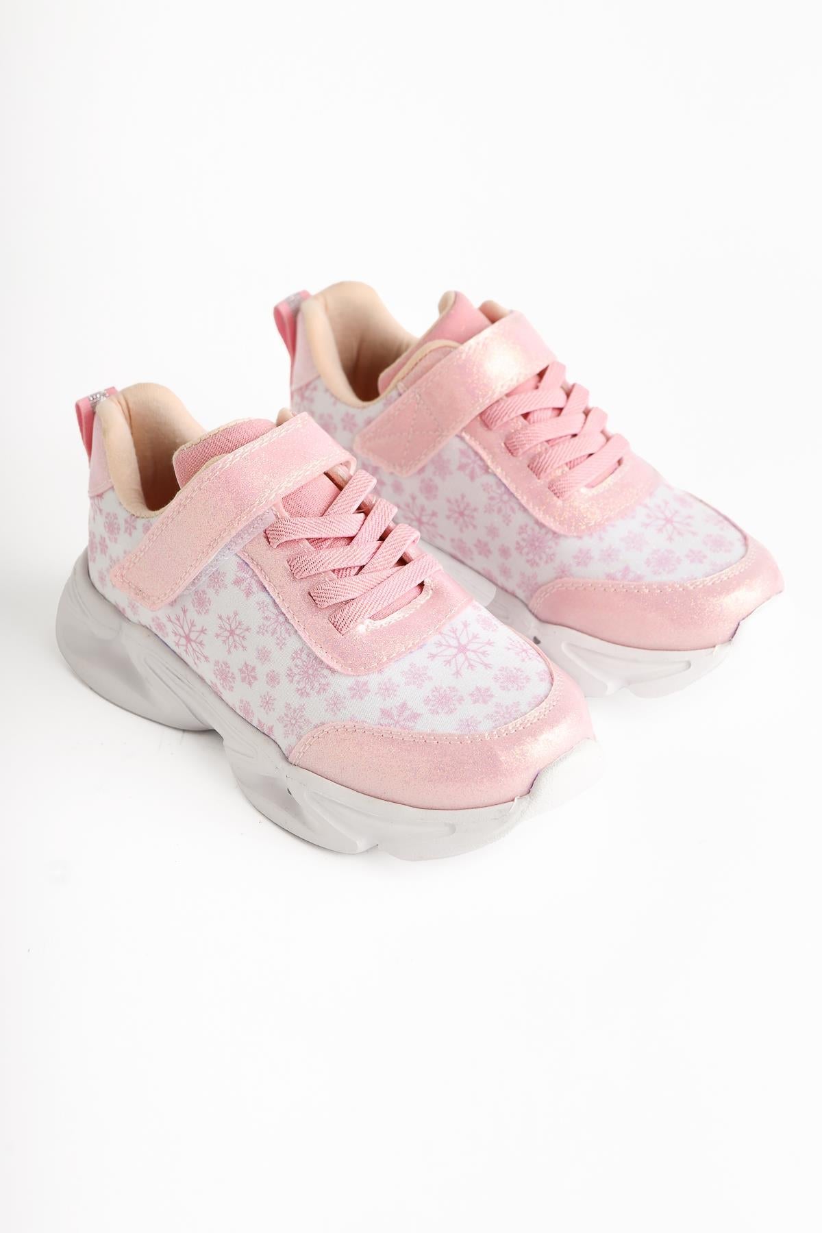 Janne Powder Snow Themed Light-Up Kids' Sneakers