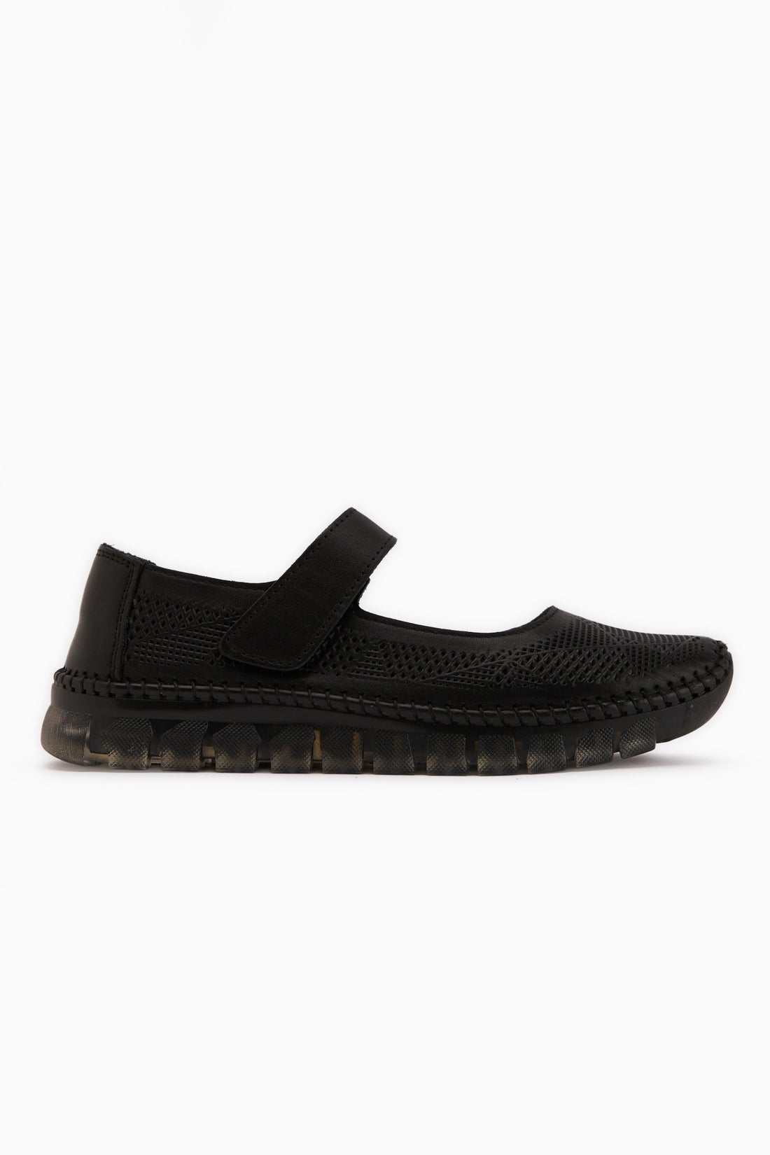 Genuine Leather Black Women’s Casual Shoes
