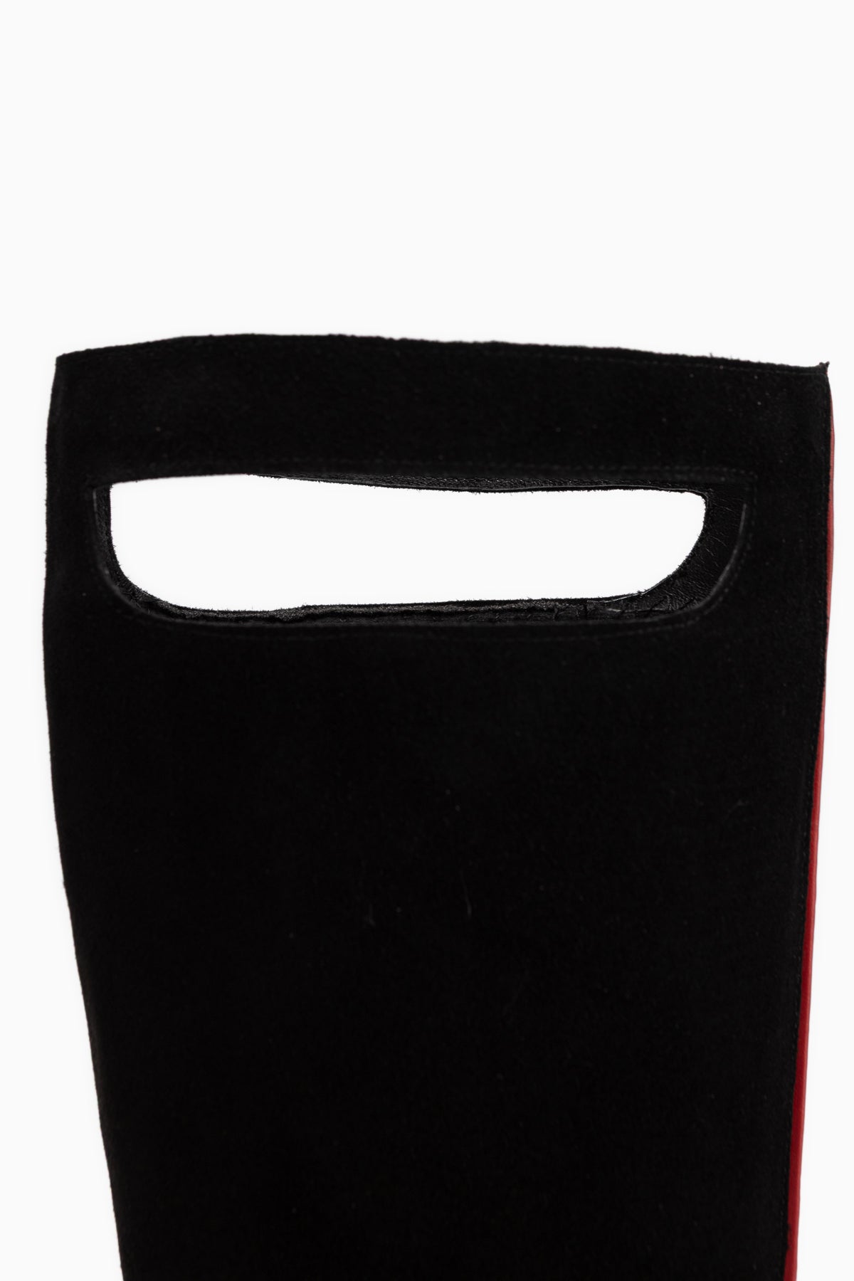Gena Genuine Leather Black Suede Short Heeled Women’s Boots