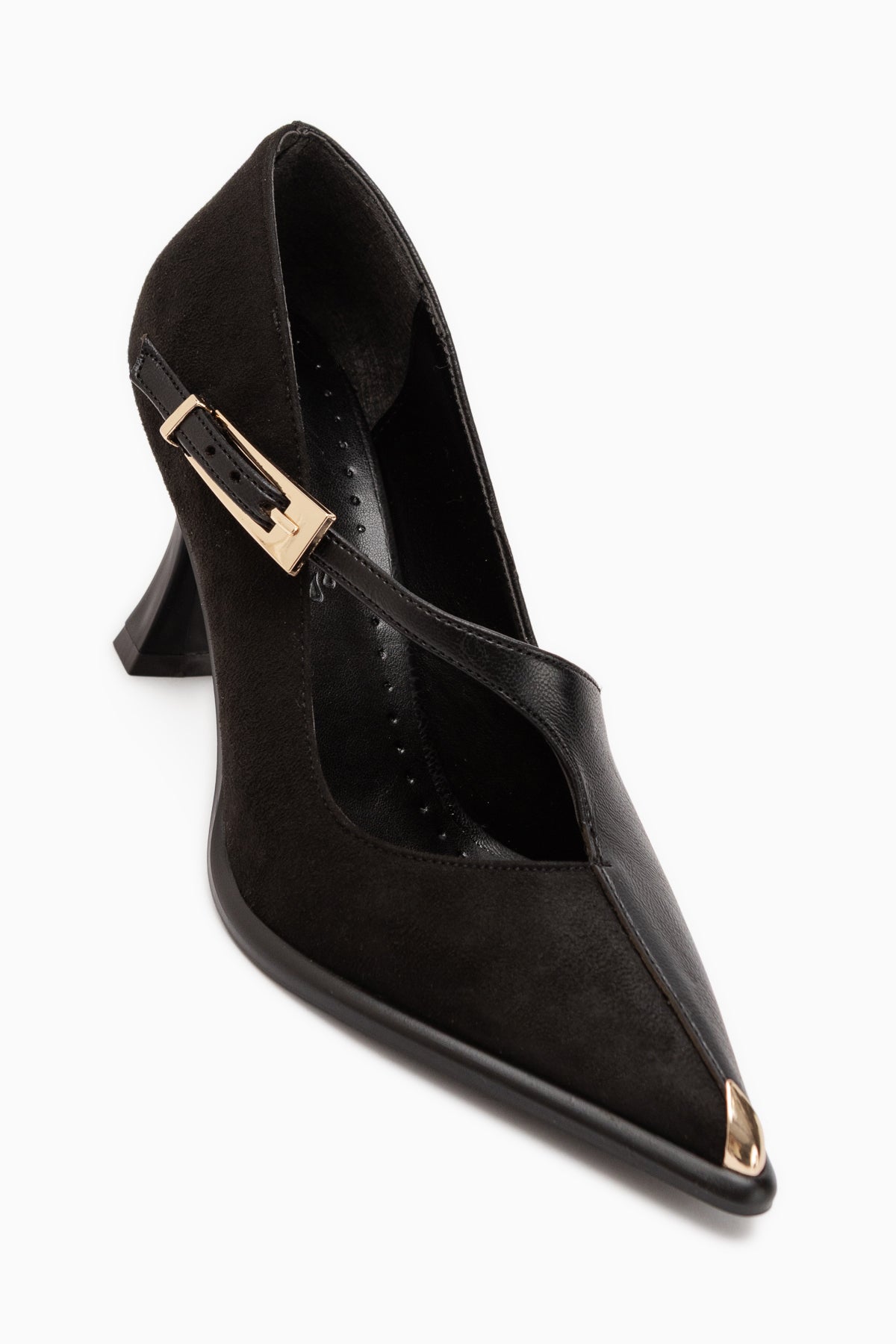 Cruse Black Belted Women’s Heeled Shoes