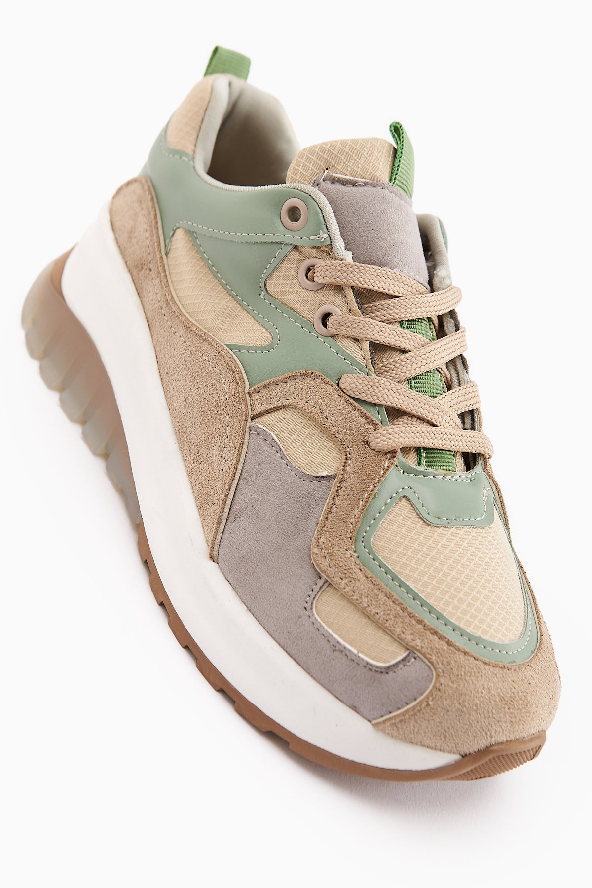 Klara Women's Vizon Suede High-Soled Sneakers