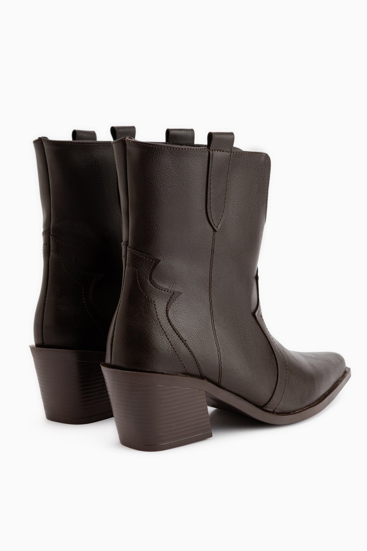 Erica Brown Heeled Western Women’s Boots
