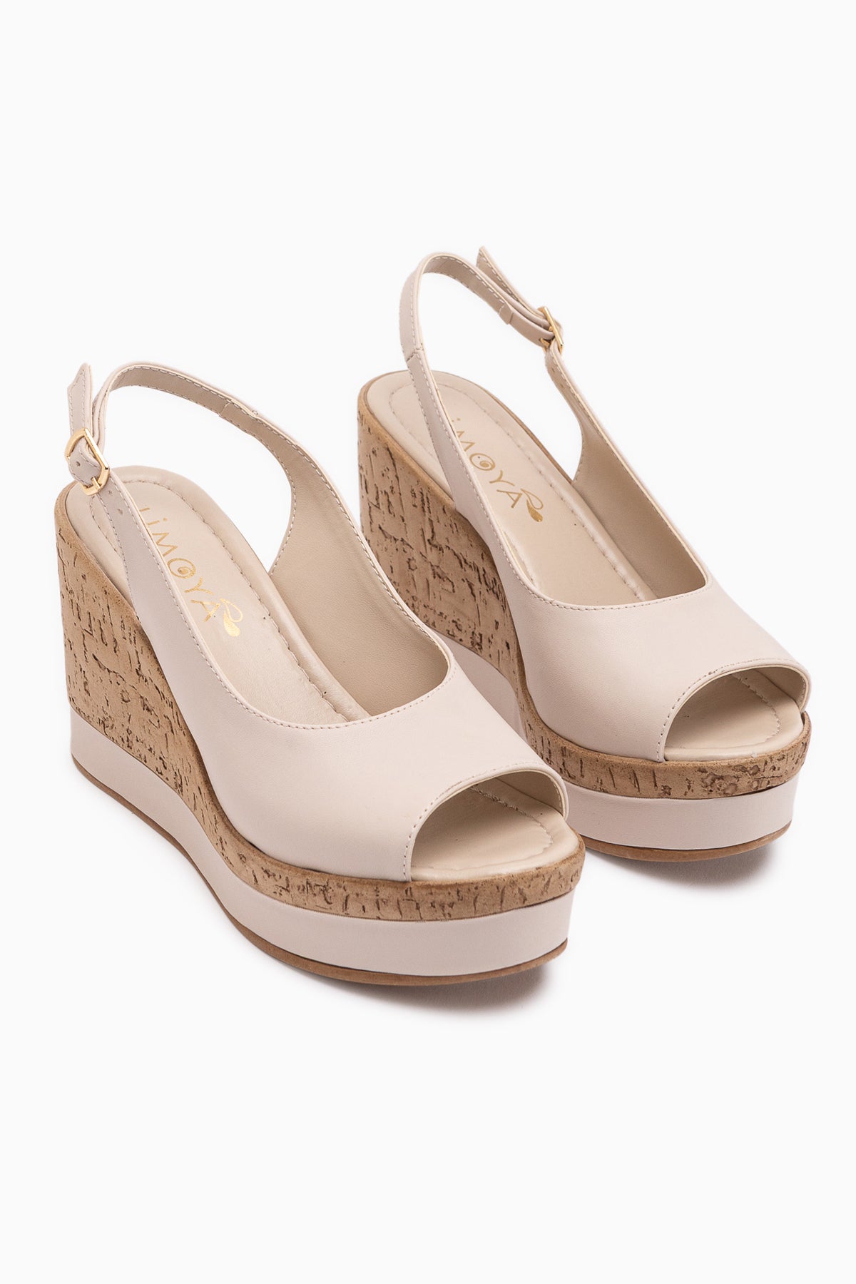 Jenny Beige Wedge Women’s Shoes