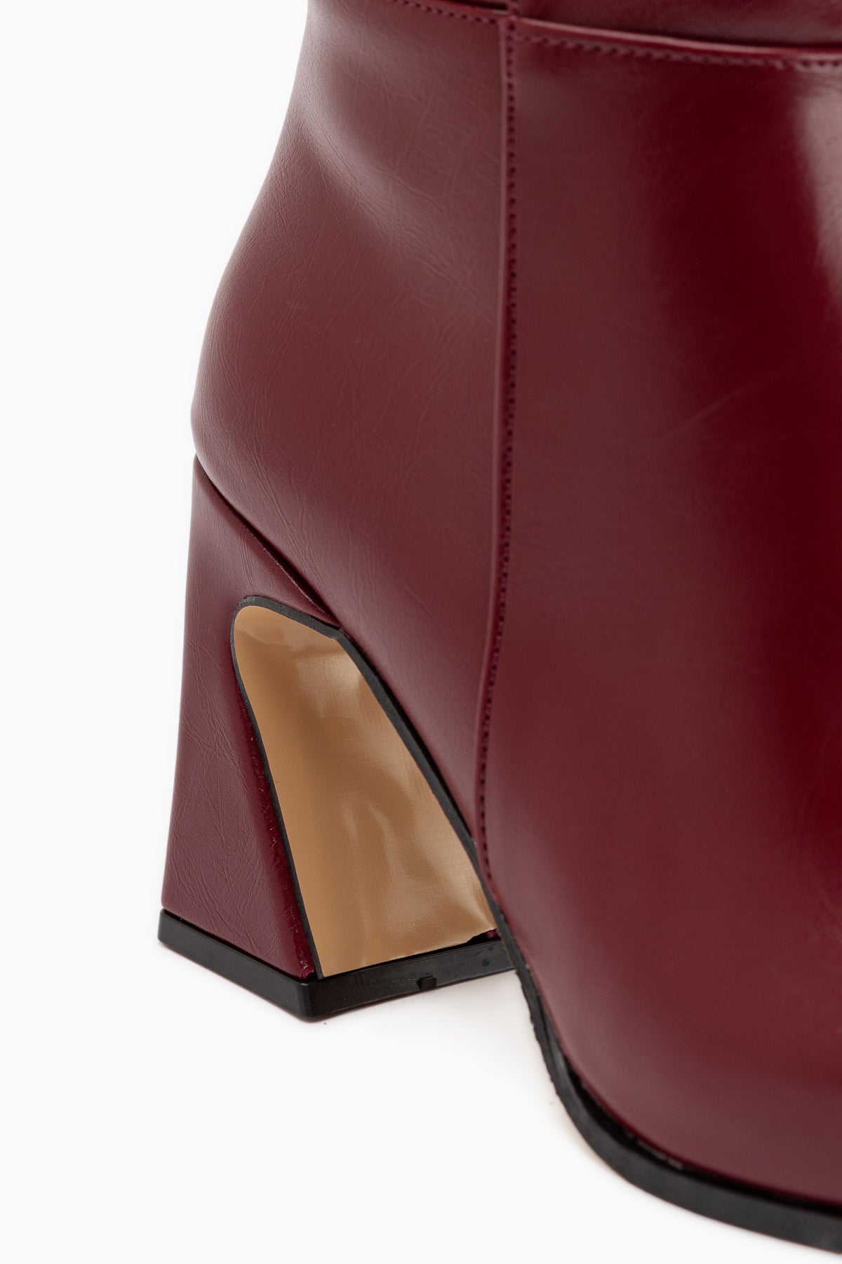 Deana Burgundy Heeled Women’s Boots