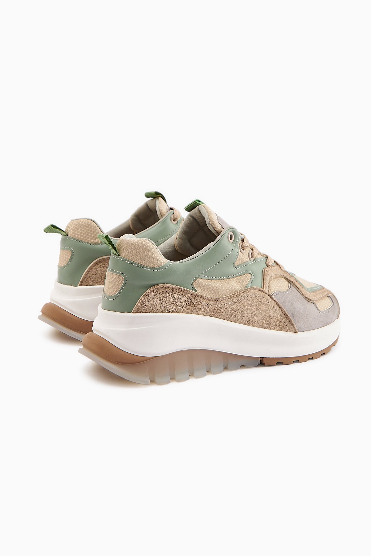 Klara Women's Vizon Suede High-Soled Sneakers