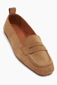 Novin Genuine Leather Honeycomb Closed Toe Women’s Ballet Flats