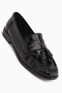Genuine Leather Kethy Black Patent Women’s Loafer