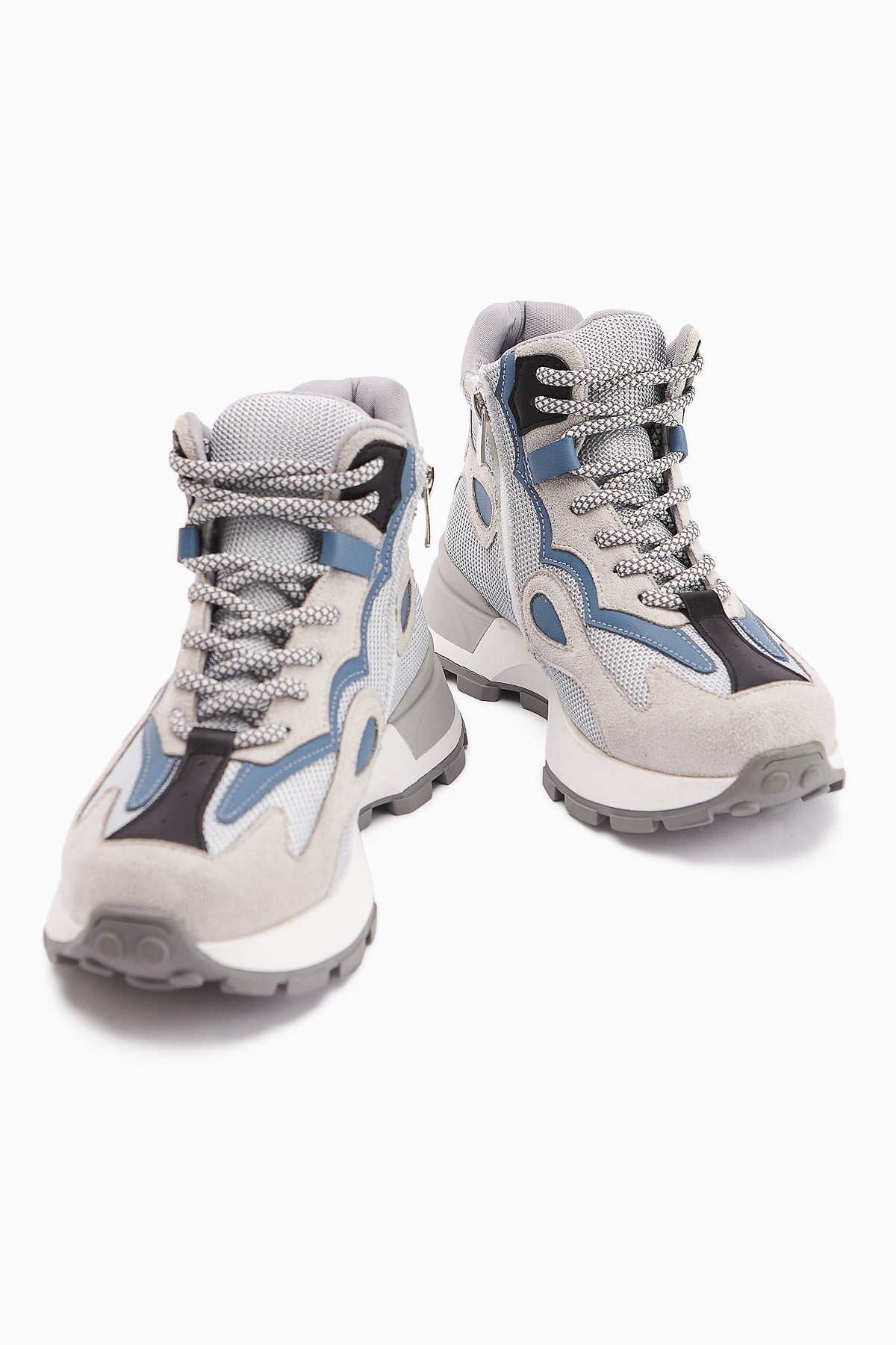 Emma Grey Suede Detailed Lace-up Women's Sport Boot